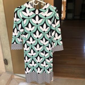 Jenny McLaufhlin 3/4 sleeve dress Small